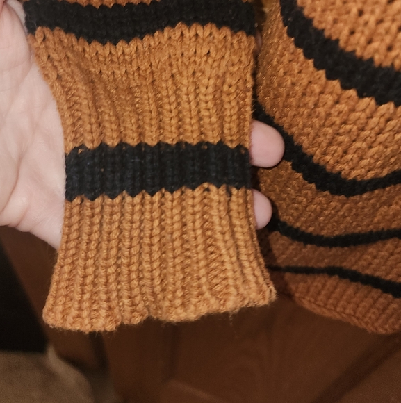 Genuine Volcom Women’s Cardigan Sweater Left Loosey Wrap Love A Lefty Stripe - Picture 4 of 13